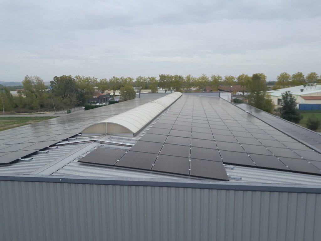 Labedan réalisation de panneau solaire par la société SOL'R