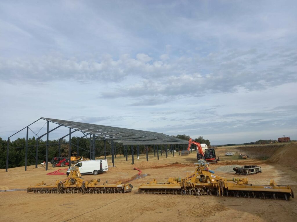 Réalisation de Hangar par la société SOL'R